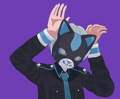 可愛い！カッコイイ！歌ってみたイラスト制作します 数年間直接プロの下で学んだ技術を活かしてイラスト制作します！ イメージ2