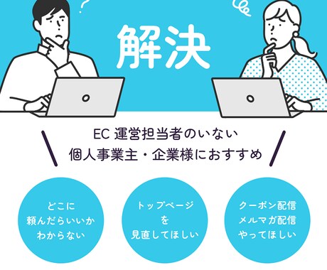 楽天市場出店後のお悩み相談、運営サポートします ECサイト、1週間みっちり問題解決、サポート、相談承ります イメージ2