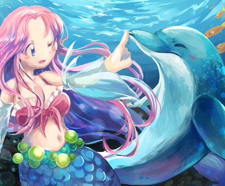 動物+人物のイラストを制作します ペットのイラスト、TRPGイラストなどにおすすめです イメージ2