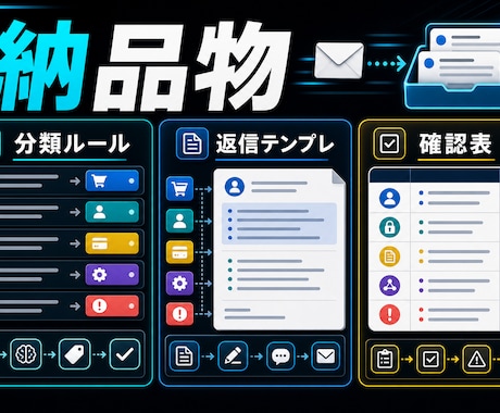問い合わせ返信下書きをAI化します 問い合わせ分類と返信下書きの型を実務向けに作ります イメージ2