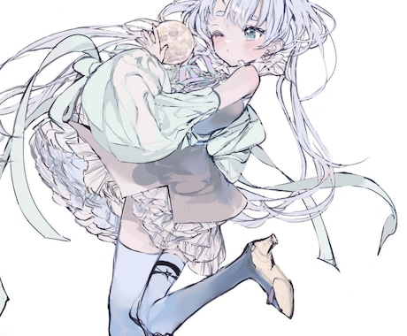 可愛い立ち絵、一枚絵丁寧に描きます （鮮やかで柔らかい印象のイラストが好きな方におすすめです。） イメージ1