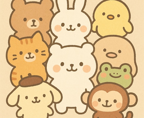 商用利用可能！動物イラストを提供します 動物イラストやかわいい動物のイラストを作成します！ イメージ1