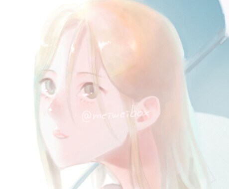 美少女･美人のSNSアイコン描きます 厚塗りで美少女(美人)系のSNSアイコン制作します イメージ2