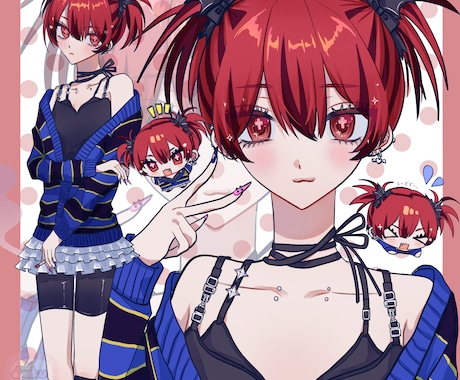 SNSアイコン、TRPG立ち絵等で使えます 他サービスで多数実績あり！イメージ通りのイラストをお届け！ イメージ1