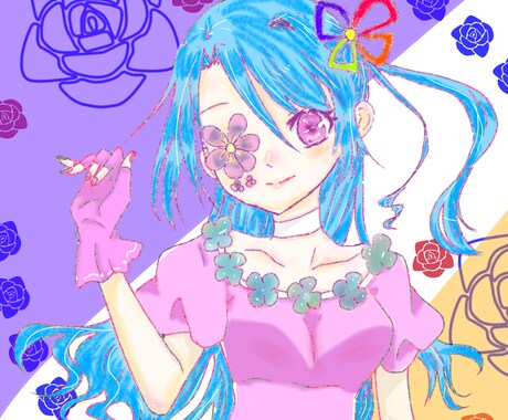 女の子を描きます イメージキャラクターを可愛く描きます イメージ1