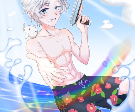 女の子中心にイラスト描きます サムネやアイコンに使える1枚イラストを作成します！ イメージ2