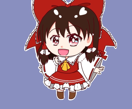 動画用の立ち絵描きます 東方プロジェクトのキャラの動画で立ち絵を利用したい方にぜひ！ イメージ2
