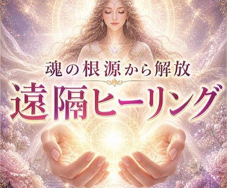 霊視で潜在意識・波動を魂の根源から解放します 遠隔ヒーリング✨️繰り返す不安や悩みを根源から浄化し癒します イメージ1