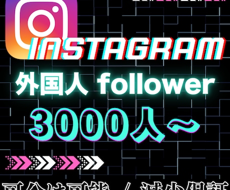 フォロワーを3,000人宣伝・拡散しますます 【高品質】最大3垢まで振分OK！安さと安心のプロモーション イメージ1