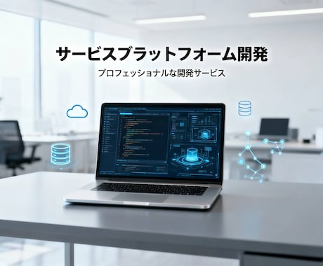 サービスプラットフォーム開発を一括対応します 要件整理から設計・開発・公開まで対応 イメージ1