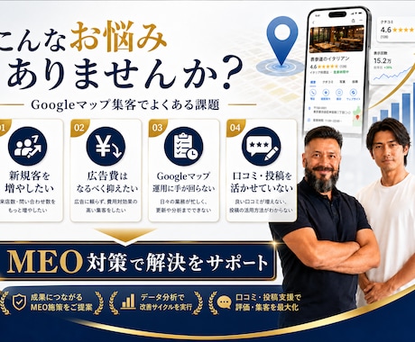 GoogleマップMEO対策を1か月サポートします Googleビジネスプロフィールを改善し店舗集客をサポート イメージ2