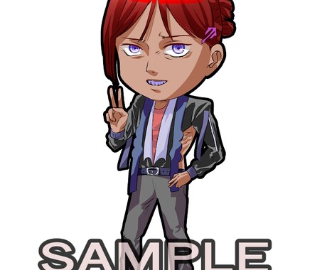 デフォルメキャラの立ち絵を描きます "オリジナルキャラ"や何かと便利な"立ち絵"に使えます。 イメージ2