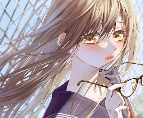 キラキラかわいい透明感溢れるイラスト描きます グッズや配信・動画用等様々な用途に合わせて制作します！ イメージ1