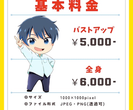 商用利用可！アニメ風のミニキャラお描きします SNSアイコンだけでなく配信やグッズ・プレゼントにもお勧め♪ イメージ2