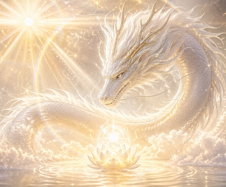 遠隔白龍レイキヒーリング。魂が癒されていきます 疲れた心と魂を浄化し深いリラックスへ導きます イメージ1