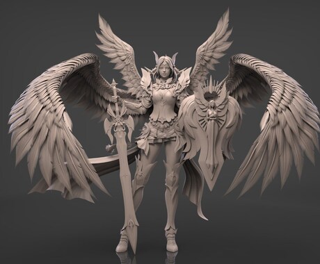3Dモデリング ― 人物・キャラクターを制作します フィギュア、アニメーション、ゲーム用 イメージ2