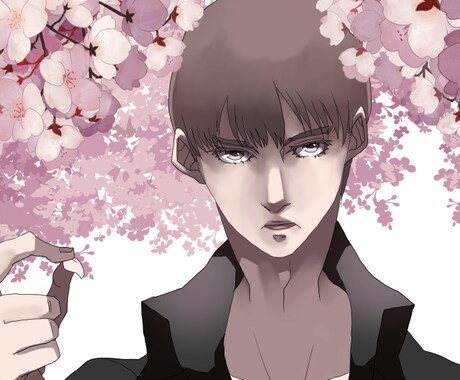 エグいイケメンちょいワルイケメン描きます 個性的なイケメンが得意です。貴方の元にユニークなイケメンを！ イメージ1