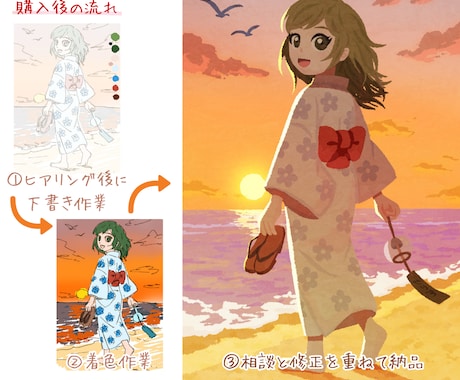 プロが絵本タッチイラストを提供します イメージ1
