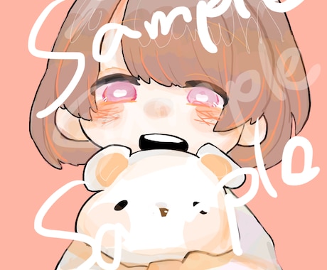 アイコンに使えるかわいいイラスト描きます あなたの要望に応じてかわいいイラストを仕上げます イメージ2