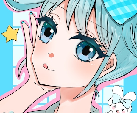 アニメ系可愛いアイコン作成します 3日でイラスト納品！可愛いイラストを作成します！ イメージ2