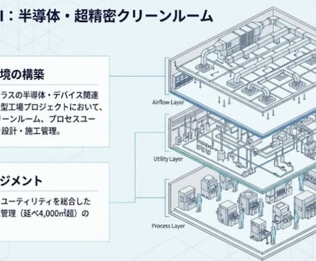 産業空調・クリーンルームの設計計算書を作成します 半導体、医薬、精密産業のCR、UTYの次世代、最先端設計 イメージ1