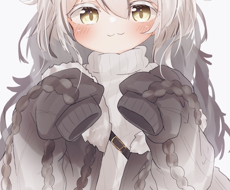 女の子キャラのアイコンorイラスト描きます ゆるふわなテイストであなたのアイコンを描きます！ イメージ2