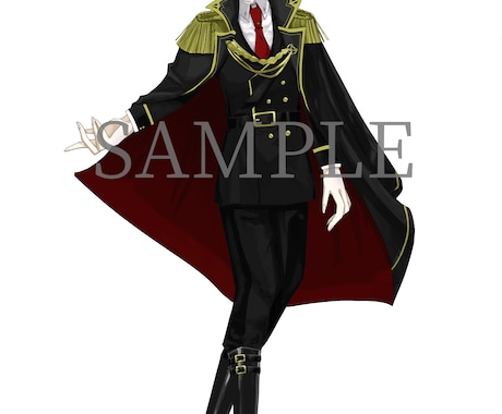 キャラの雰囲気に合わせた立ち絵を制作します 全身の立ち絵イラストを書きます イメージ2
