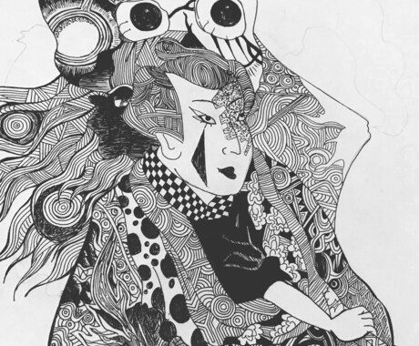個性的な和風の絵を描きます 浮世絵、和を現代に感じたいあなたへ イメージ2