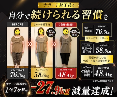 法人専用)1ヵ月社員の健康管理ダイエット支援します 柔道整復師兼プロ認定監修による福利厚生・健康経営に最適な指導 イメージ2