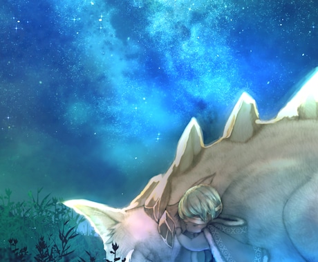 心に響く幻想MVイラスト描きます ファンタジー／ゴシック／民族／ バラード系楽曲と相性◎ イメージ2