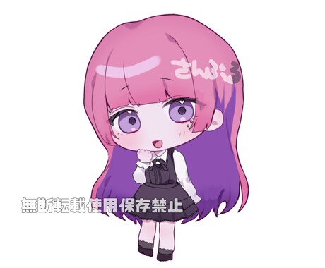 かわいいミニミニイラスト制作します フラスタやグッズにピッタリのデフォルメイラストを制作します！ イメージ2