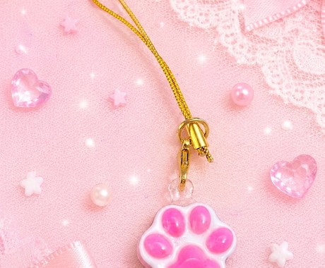 ぷっくり可愛い肉球レジンストラップを作ります 世界に一つのチャームをお作りします！ イメージ1