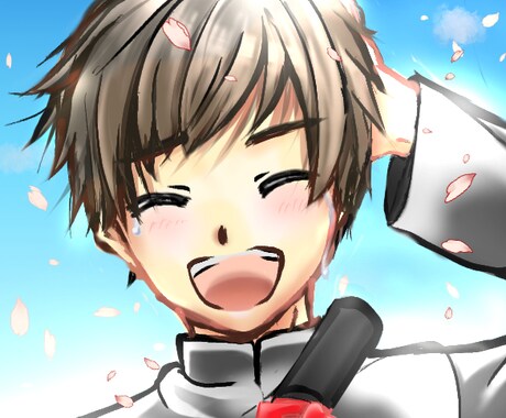 SNSなどで使えるイラスト描きます かわいい～かっこいいまで、少し濃い目のタッチで制作します！ イメージ1