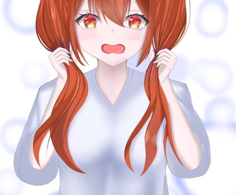 可愛い女の子のイラスト描きます キャラデザでもアイコンでもOK! イメージ1