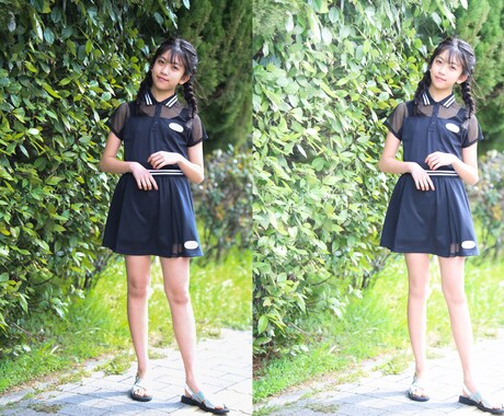 5枚1000円！ポートレート写真をレタッチします シミ・しわ・体型補正・肌質調整など！オーディション写真も！ イメージ2