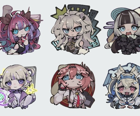 ちょっぴりダークな色味のイラストお描きします アイコン、壁紙、サムネなど、ご自由にどうぞ！ イメージ1