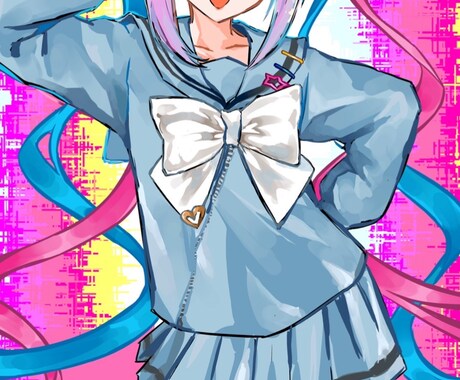 SNSや配信サムネに使える！イラスト描きます 最短納品1週間以内！キャラデザも対応します✨ イメージ2