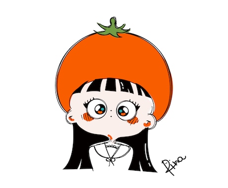 ポップで個性的なイラスト描きます SNSアイコンかわいいイラスト♪　大切な人への贈り物にも♪ イメージ2