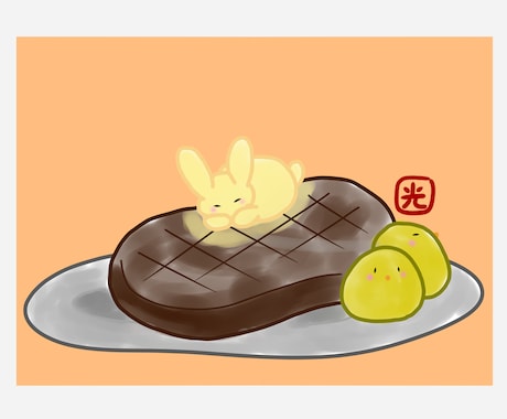 貴方のために「イラスト」を制作します シンプルでカワイイを意識したデフォルメキャラ描きます！ イメージ2