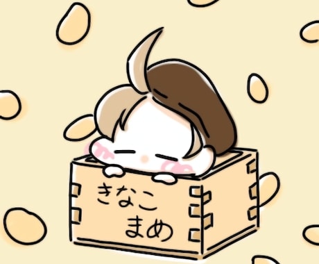 モチッとかわいいSNSアイコン描きます あなた様イメージのゆるキャラアイコンを作成します イメージ1