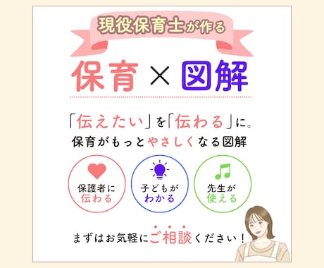 保育×図解。現役保育士が、伝わる図解を制作します イメージ1