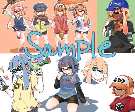 SNS等、ブログ等のヘッダー描きます 萌え絵等の可愛い系のイラスト承ります イメージ2