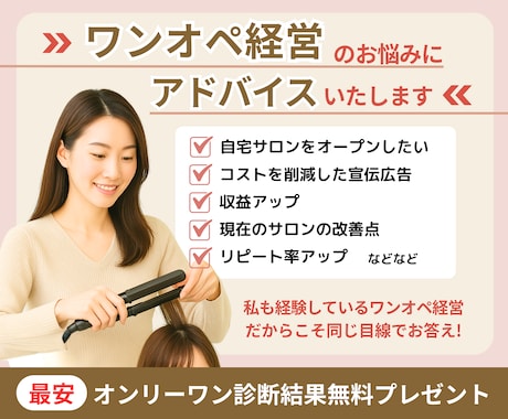 ワンオペ経営や小規模事業・独立等のご相談受けます 【5件までの特価】それぞれのお悩みあったアドバイスをします イメージ1