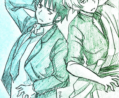 月極★アニメイラストの描き方アドバイスします ビギナー、どのように描けばいいのかわからない方向け イメージ1