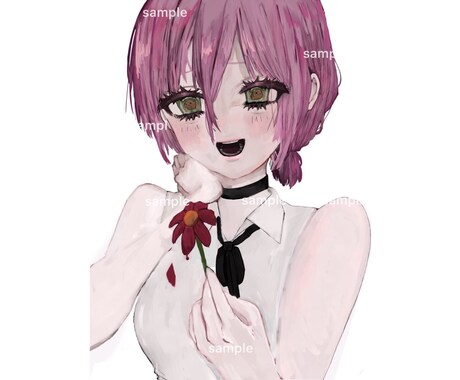 厚塗り可愛い女の子　描きます 歌みた．コテ同．夢絵，アイコン イメージ2