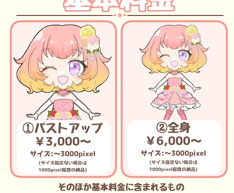 VTuber・ライバー向けSDキャラ描きます アイコン SDキャラ グッズ 返礼品 商用利用OK イメージ2