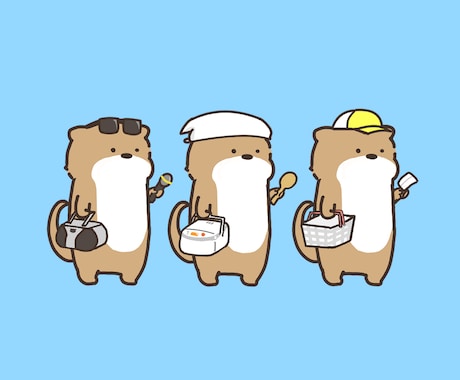 商用◎ゆるかわイラスト制作します YouTubeやSNSアイコン、ブログにも！ イメージ1