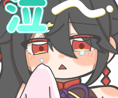 可愛らしい配信用スタンプを制作します 目の上のハイライトが特徴的な使いやすくて可愛いスタンプです！ イメージ2