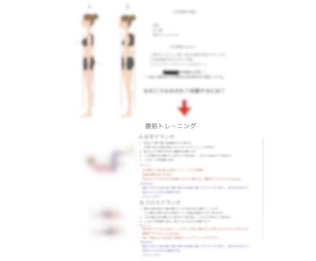 肩こりや腰痛のトレーニングメニューを作成します 【症状の改善・予防】その方に合った完全オリジナル イメージ2