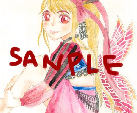 リクエストに応じて手書き女の子イラストを描きます 自分へのプレゼントやアイコンにお使いください♪ イメージ1